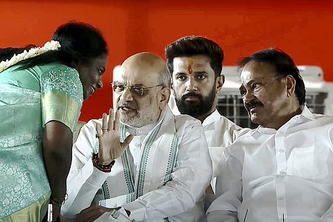 Venkaiah Naidu, Amit Shah, Chirag Paswan and Tamilisai Soundararajan